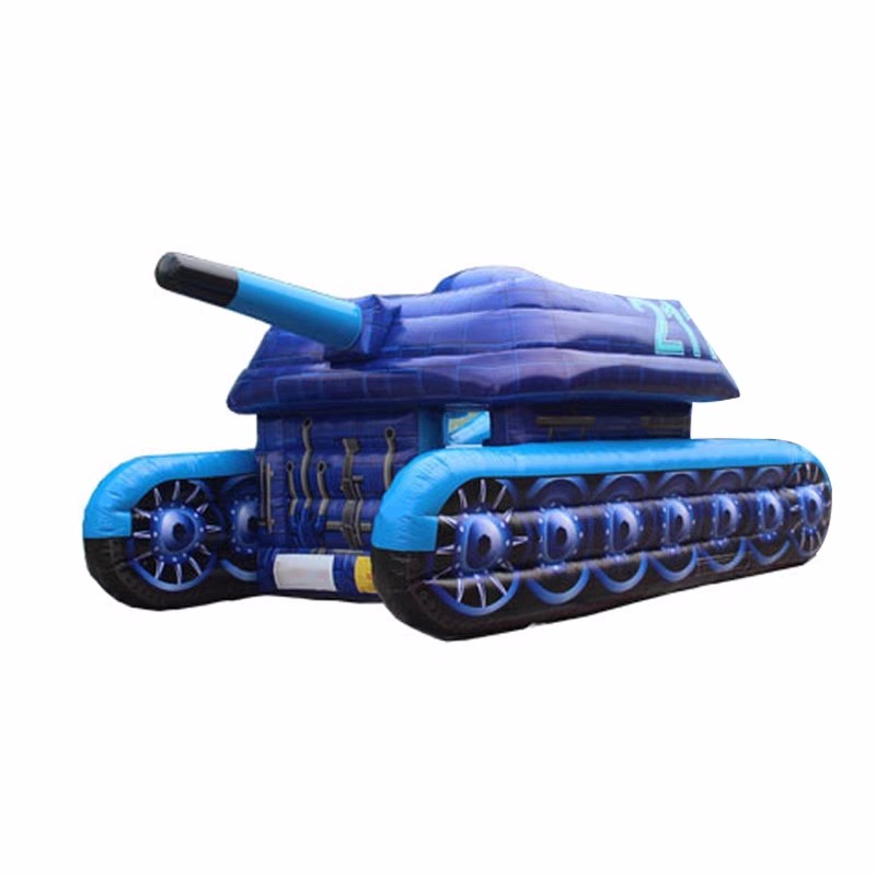 新疆蓝色充气坦克
